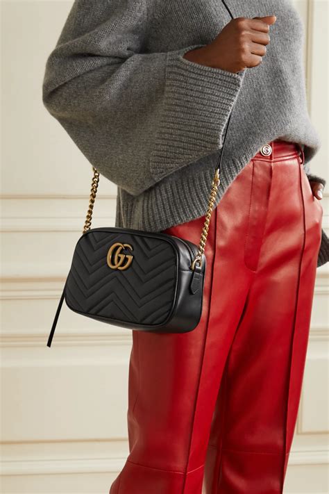 gucci marmont quilted|gucci marmont small black.